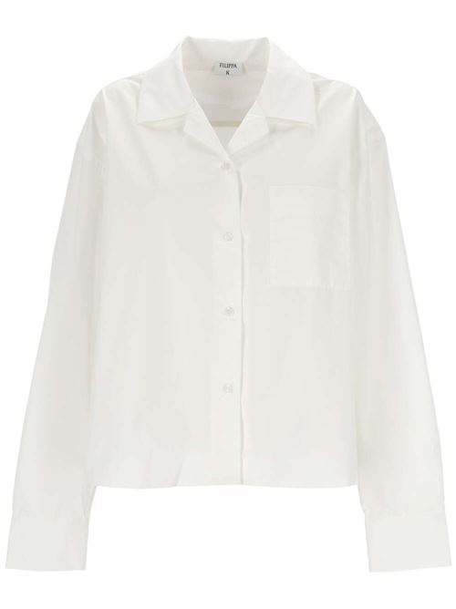 White cotton poplin shirt FILIPPA K | 304561009